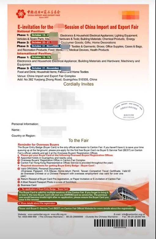Carta de Invitacion