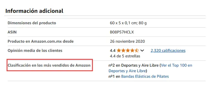 Lo Mas Vendido en Amazon