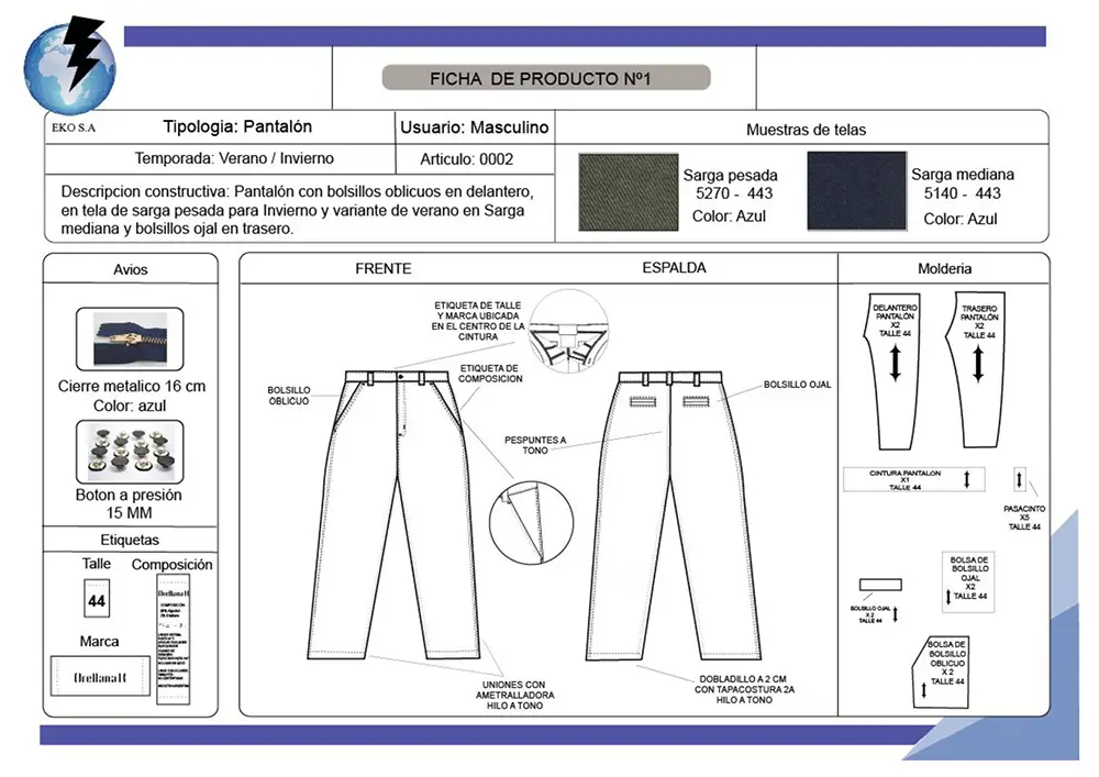 Ejemplo de Ficha Tecnica